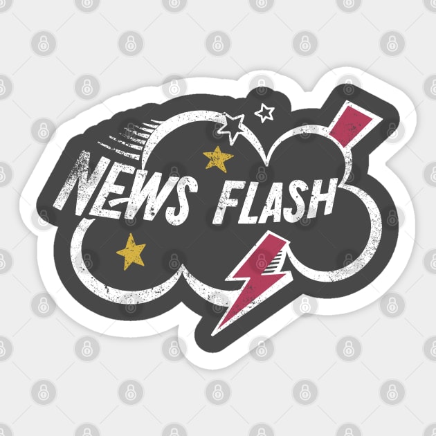 News Flash Sticker by StudioPM71